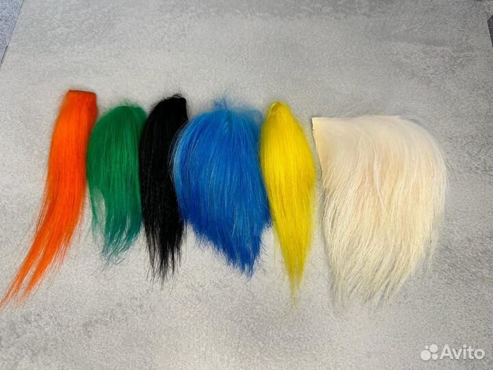 Мех козы для нахлыста. Набор