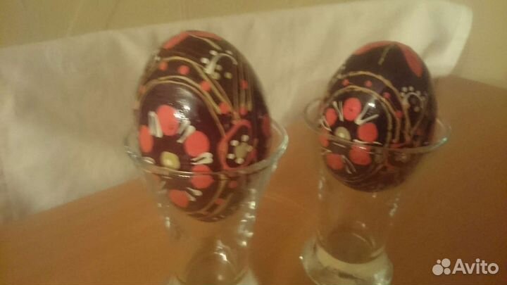 Набор пасхальных яиц из дерева