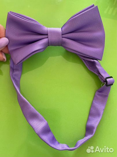 Бабочка мужской детский галстук фиолетовый