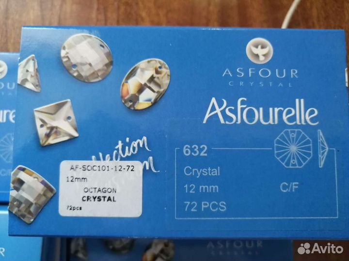 Стразы пришивные Asfour crystal