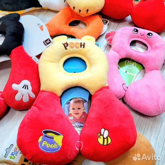 Подушка для сна в автокресле для шеи детская 1-4 г