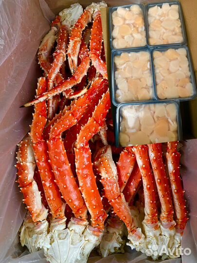 Краб Камчатский Парной Свежий Вкусный
