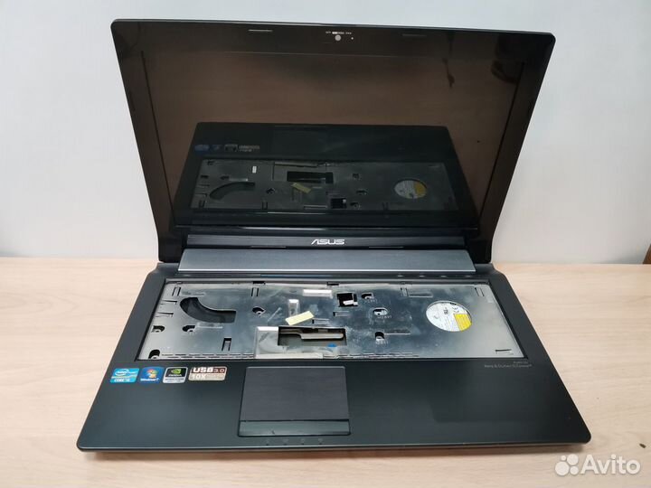 Ноутбук Asus N53S разбор по частям