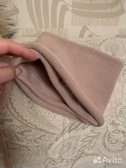 Шапка и снуд для девочки зимняя 46-48