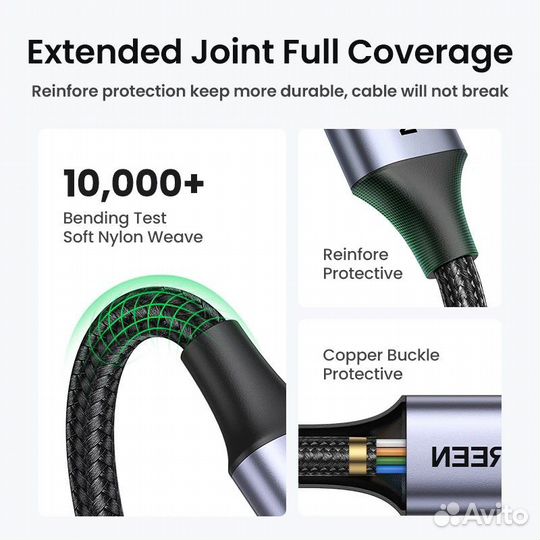 Кабель USB-C - Micro B 3.0 Ugreen (0,5 м.)