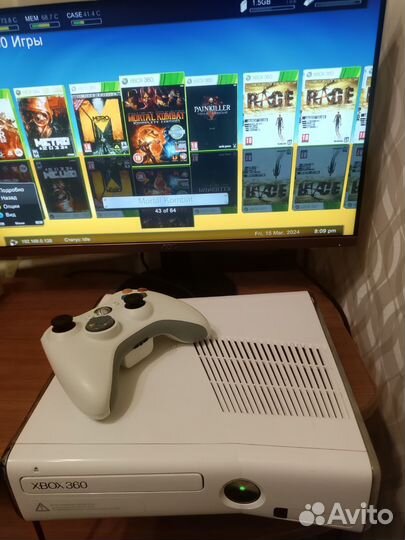 Xbox 360 slim freeboot 500 gb