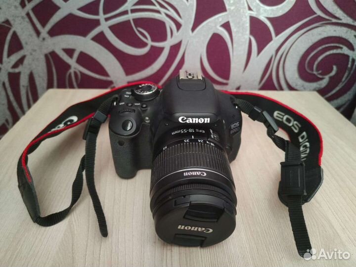 Зеркальный фотоаппарат canon 600d