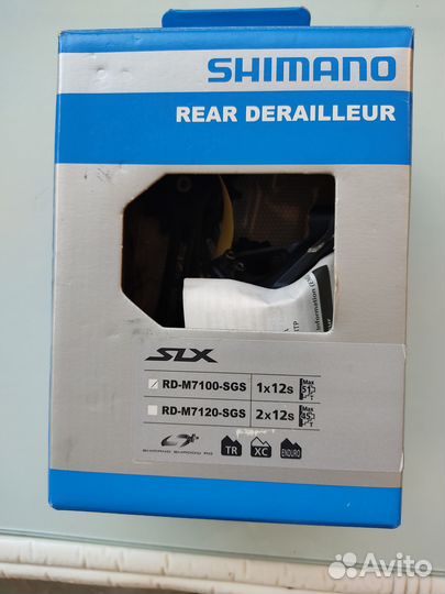 Задний переключатель shimano SLX RD-M7100 SGS 1x12