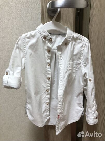Рубашка белая 98
