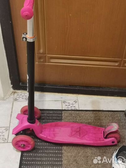 Самокат детский трехколесный бу