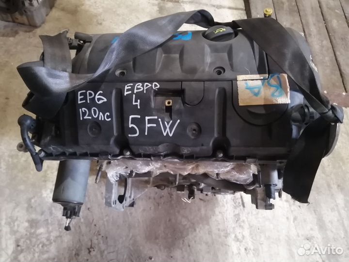 Двигатель 5FW Пежо 308 Ситроен C4 EP6 120 л.с