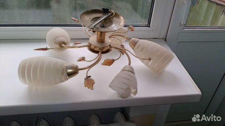 Люстра потолочная бу
