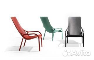 Кресло пластиковое Net Lounge Разные цвета