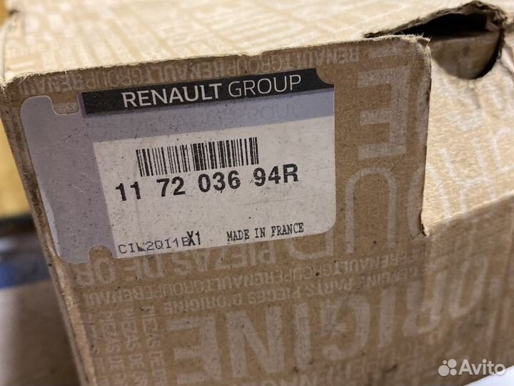 Комплект поликлинового ремня рено логан 117203694R