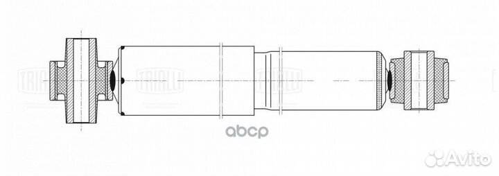 Амортизатор для а/м Nissan X-Trail (14) задн. (AG