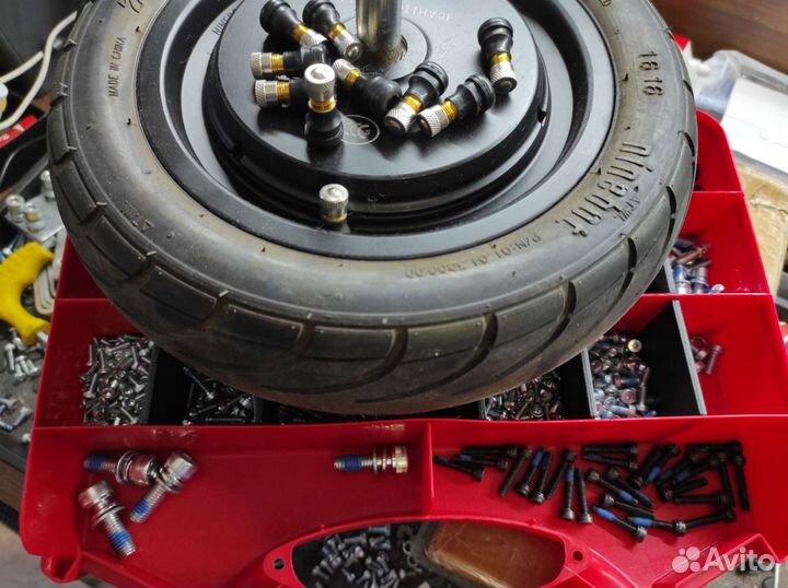 Короткий ниппель для сигвеев и самокатов