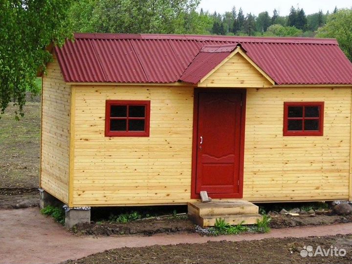 Хозблок с душем 2*2м