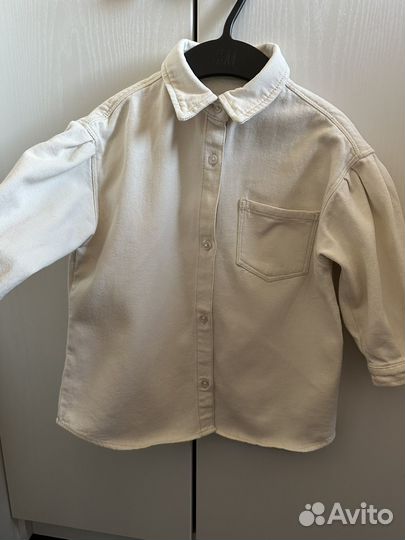 Джинсовая куртка-рубашка