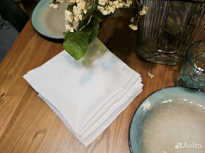 Салфетки сервировочные скатерть льняная