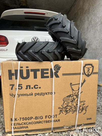 Мотоблок huter MK-7500P-BIG foot