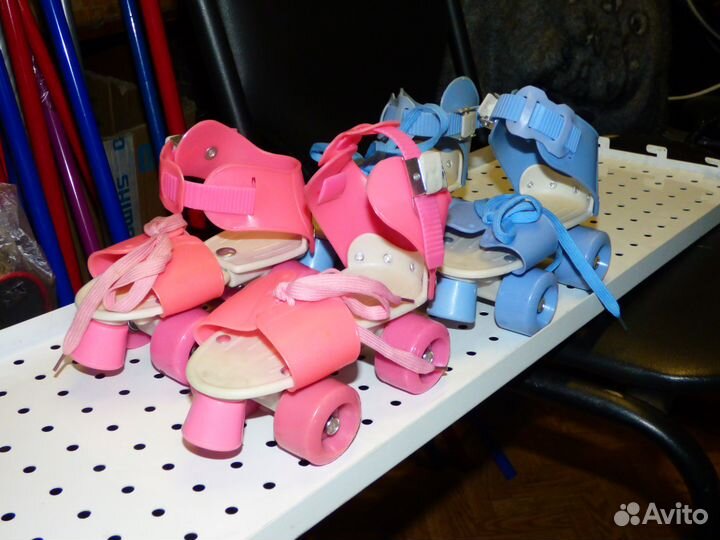 Роликовые коньки раздвижные, размер 16-21 см