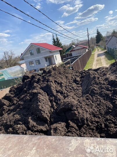 Земля плодородная, навоз, чернозём доставка