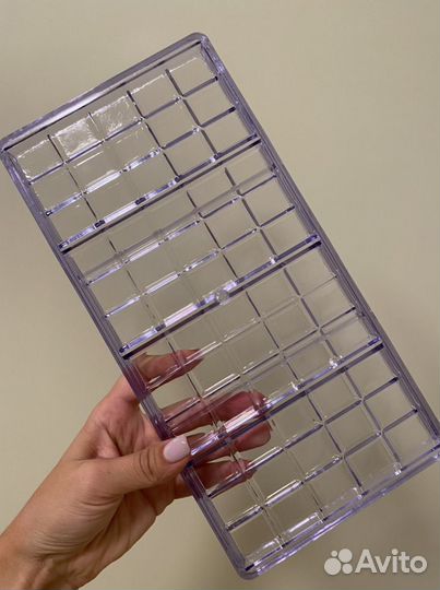 Форма для 4 шоколадных плиток