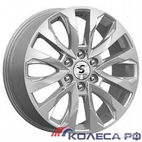 Диски кр007 (Pajero Sport) 8/20 6x139.7 ET38 d67.1 elite silver