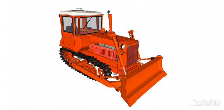 Вгтз Гусеничный трактор дт-75 (почтальон)