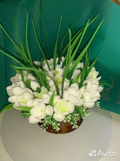 Мыло ручной работы, букеты на 1 сентября