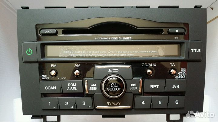 Хонда штатный аудиоблок от CR-V 3