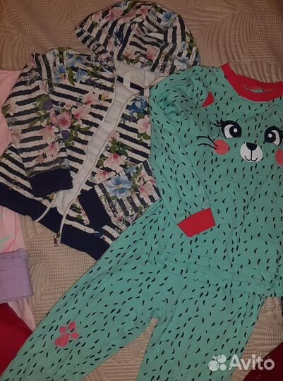 Одежда пакетом на девочку 5-6л