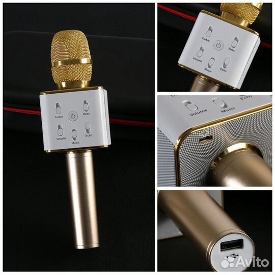 Микрофон караоке со встроенным динамиком