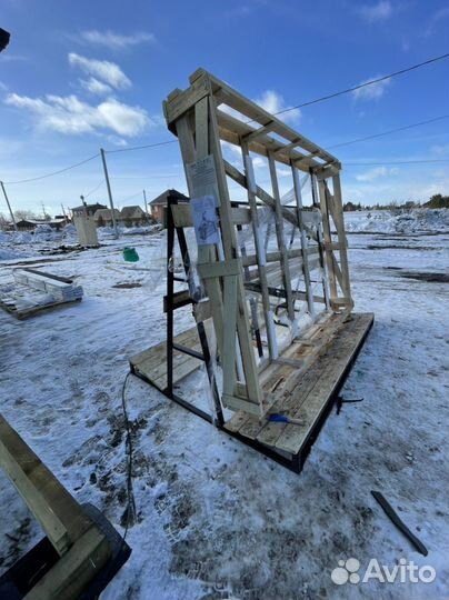 Пирамида для перевозки окон