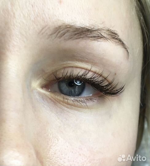 Наращивание ресниц на дому