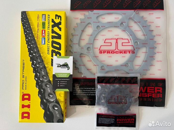 Цепь и звезды на Honda CB1000R 2008-2017