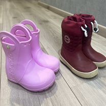 Резиновые сапог�и reima 22 и Crocs C7