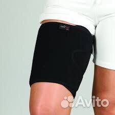 Фиксатор бедра неопреновый черный