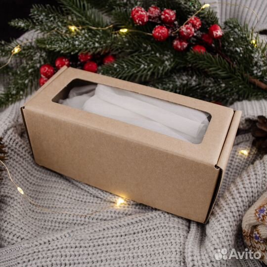 Ёлочные стеклянные игрушки шишки «Серебристая зима