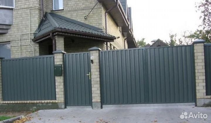 Забор из профлиста профессионально под ключ