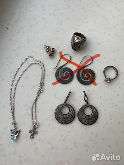 Украшения из серебра и мельхиора