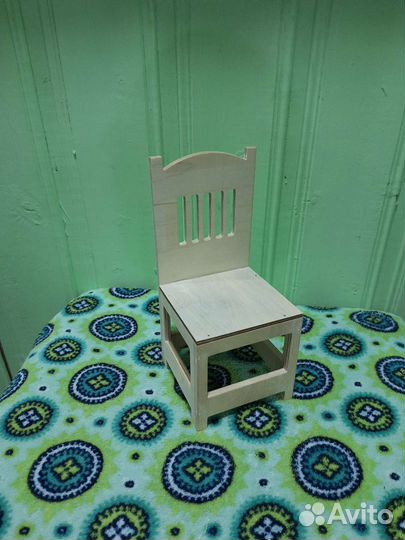 Стул игрушечный деревянный