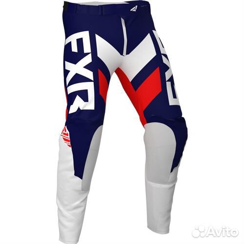 Штаны для мотокросса FXR Helium LE MX Navy/Red/Whi