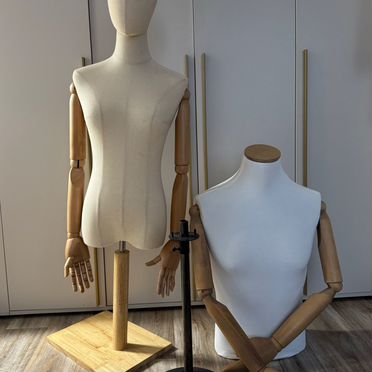 Бронь Манекен женскийи мужской шарнирный дерево