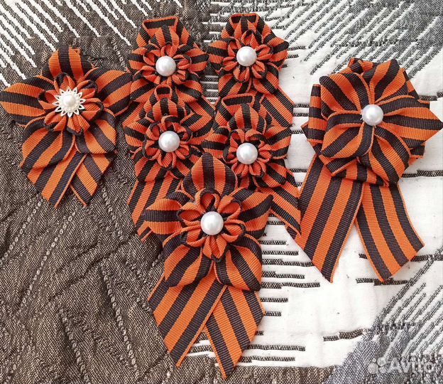 Георгиевская лента броши