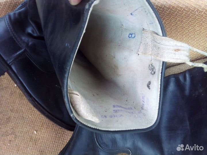 Сапоги мужские хромовые