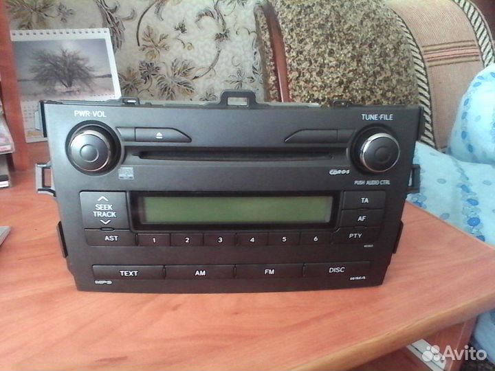 Штатная магнитола тойота королла 2009г