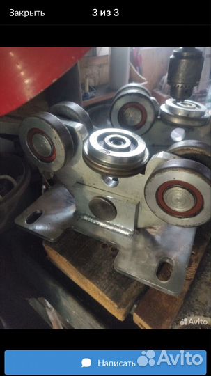 Ролики для откатных ворот алютех