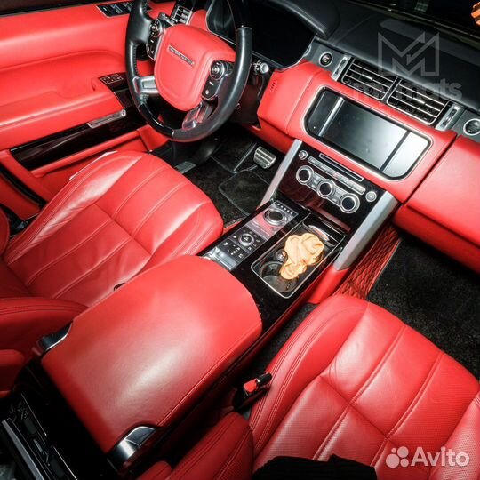 3D коврики из экокожи Land Rover в салон/багажник