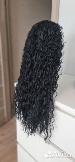 Парик афрокудри черный